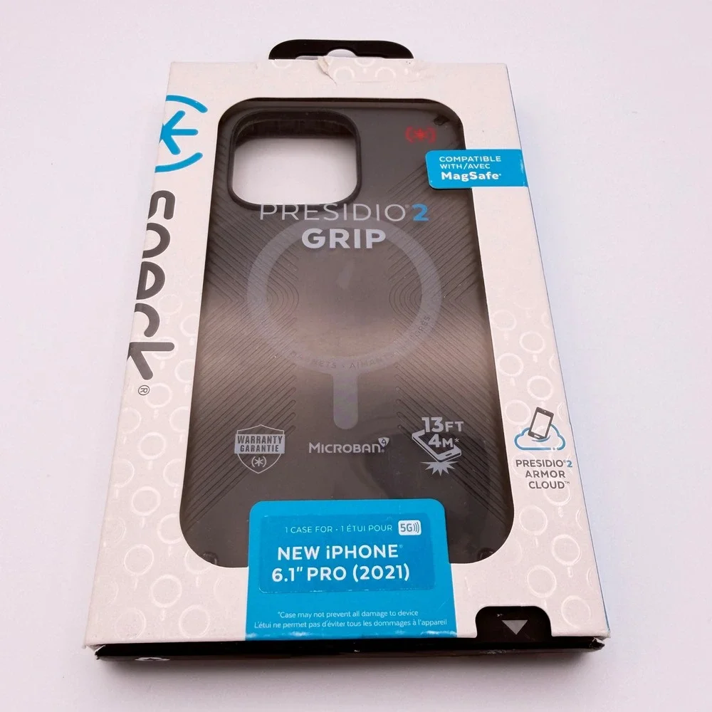 Speck Phone Case iPhone 13 Pro 6.1 MagSafe Presidio2 Grip
